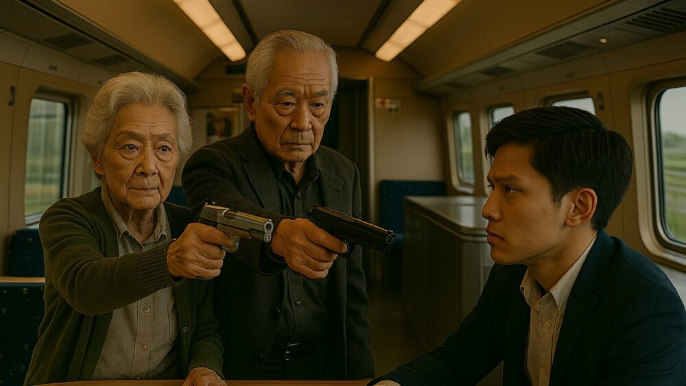 王子に銃口を向ける木村の両親